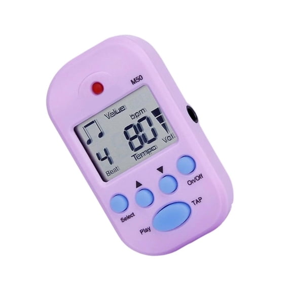 Tibvox Rechargeable Metronome Loud Sound Small Metronome Digital Pocket Metronome