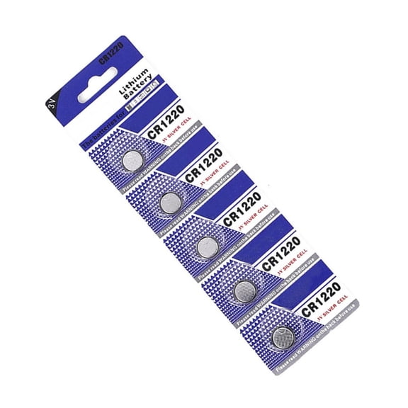 Tibvox Reliable CR1220 Button Batteries Perfect for Watches, Calculators,Remote Control