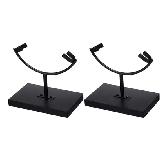 Tibvox Rock Display Stand with Base Metal Arm Display Stand Easel Holder for Geode Mineral Agates Gemstones Fossils Plate