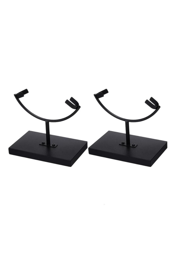 Tibvox Rock Display Stand with Base Metal Arm Display Stand Easel Holder for Geode Mineral Agates Gemstones Fossils Plate