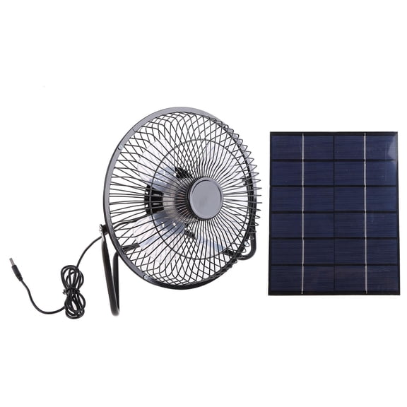 Tibvox Solar Panel Exhaust Fan Air Extractor Mini Ventilator Solar Panel Powered Fan For Dog Chicken House Greenhouse
