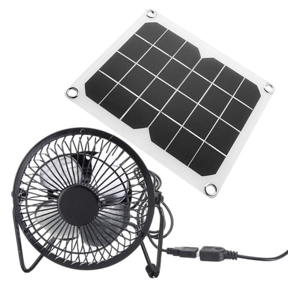 Tibvox Solars Ventilation Fan For Outdoor Greenhouses Coops With Waterproofed Motor