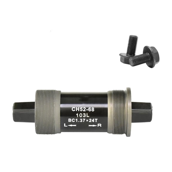 Tibvox Square Tapers Metal Bearing with Waterproof Screw Square Tapered Bottom Bracket