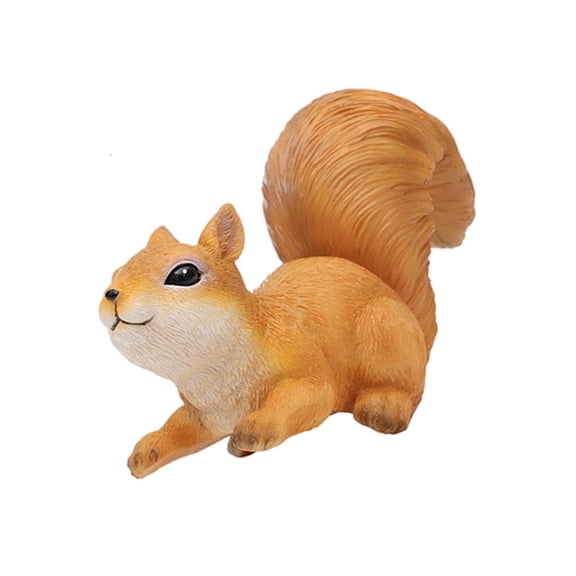 Tibvox Squirrel Trees Huggers Outdoor Decors,Squirrel Garden Statue Tree Peekers Sculpture
