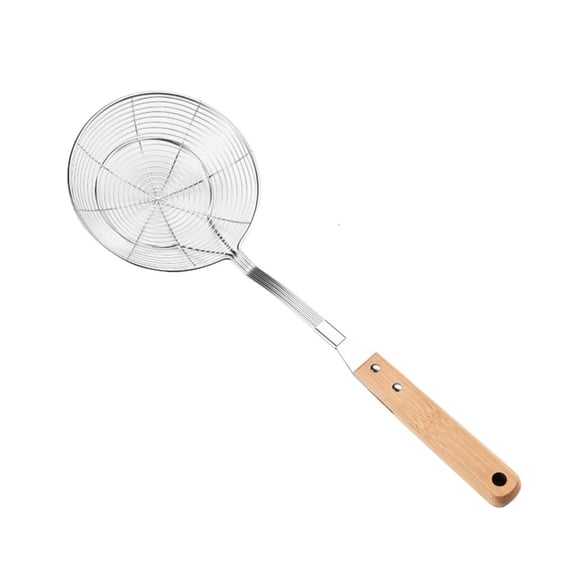 Tibvox Stainless Steel Wire Spiders Strainer Skimmer Ladle for Kitchen Frying Cooking
