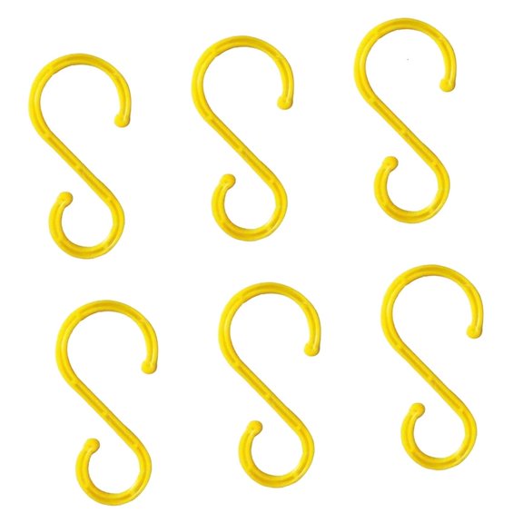 Tibvox Strong ABS Cable Clips Set 6pcs Not Aging Designs For Electrical Wire Support