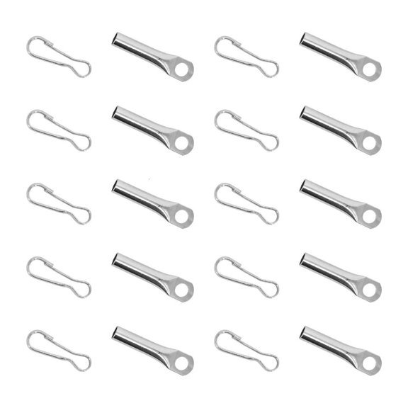 Tibvox Strong Zinc Rope End Attachments Rope Connectors Suitable for 8Mm Thick Rope
