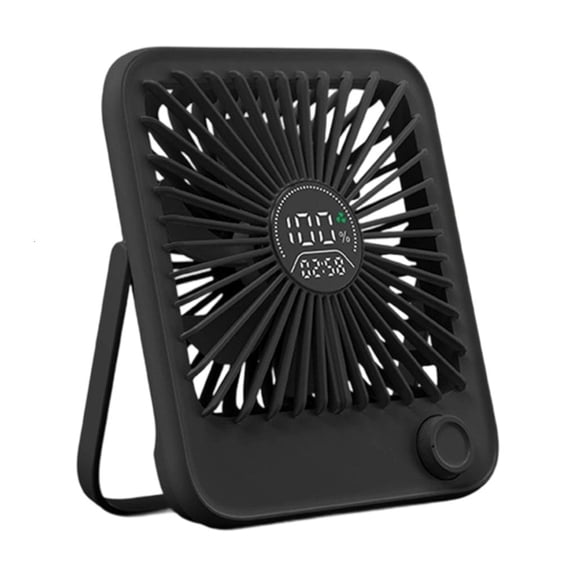 Tibvox Study Table Fan Adjustable Speed Space Saving Design Desktop Fan For Bookshelf