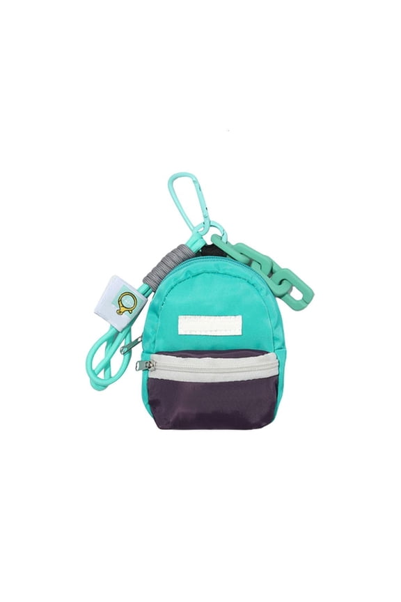 Tibvox Sturdy Polyester Miniature Backpack Keychain Adornment For Coins And Lipstick