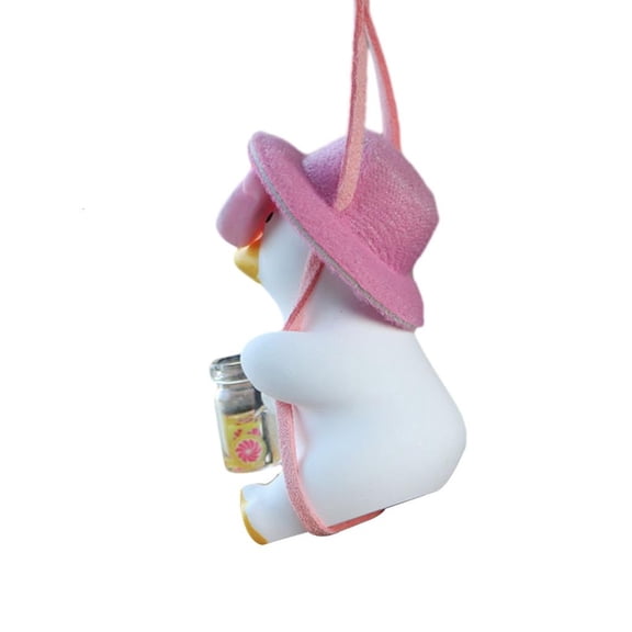 Tibvox Swing Duck Car Hanging Decor Car Decoration Pendant Auto Rearview Mirror Hanging Ornament