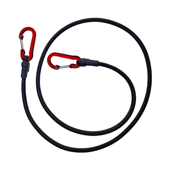 Tibvox Tensioner with Carabiner Hook, Bungee Cord with Hook, Tensioning Luggage Strap