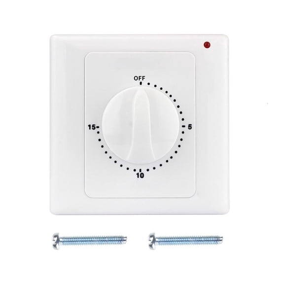 Tibvox Time Switches Sockets Countdown Timer Auto Power-off Mechanical Time Switches