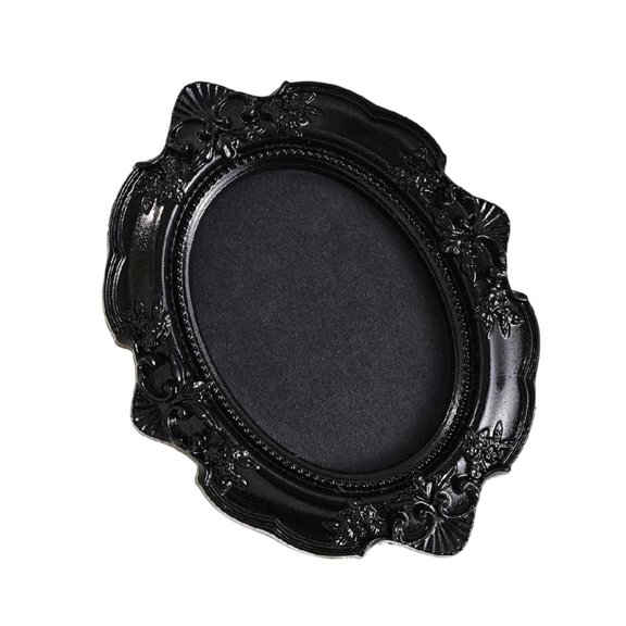 Tibvox Tiny Baroques Ornate Frame for DIY Jewelry Table Wall Decors Antique Photo Frame