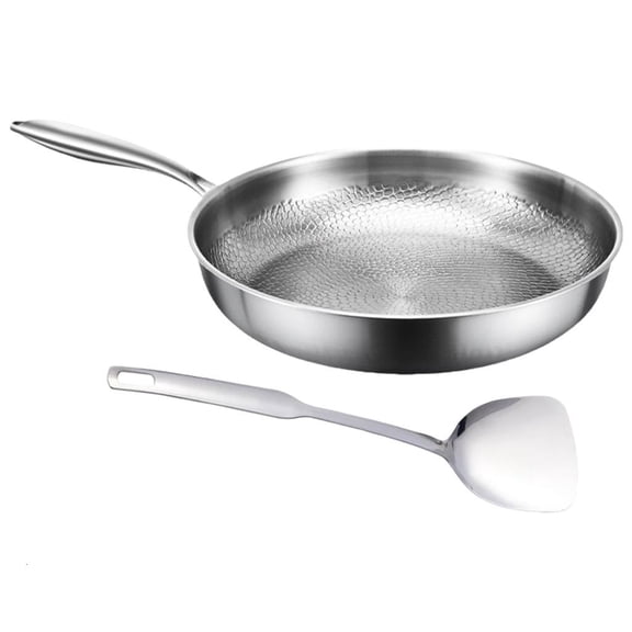 Tibvox Titaniums Frying Pan Kitchen Spatula Set Nonstick Even Heating All Stove Type