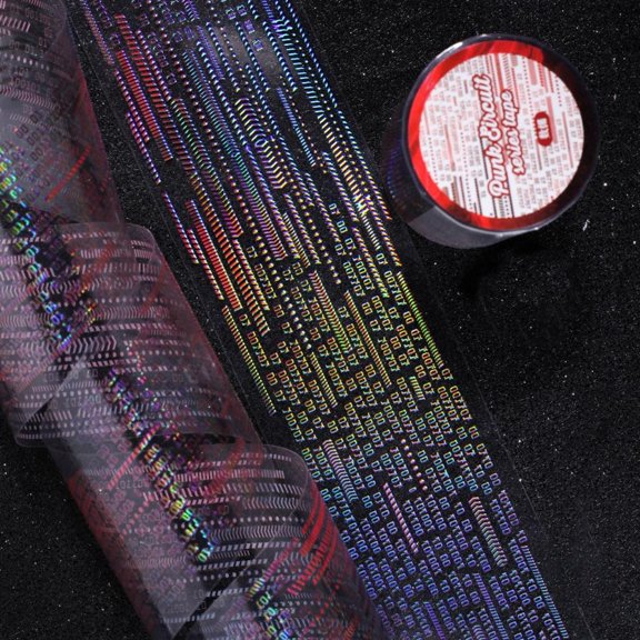 Tibvox Transparent Punk Circuit Sticker Safe For Kids Art Projects And Stationery