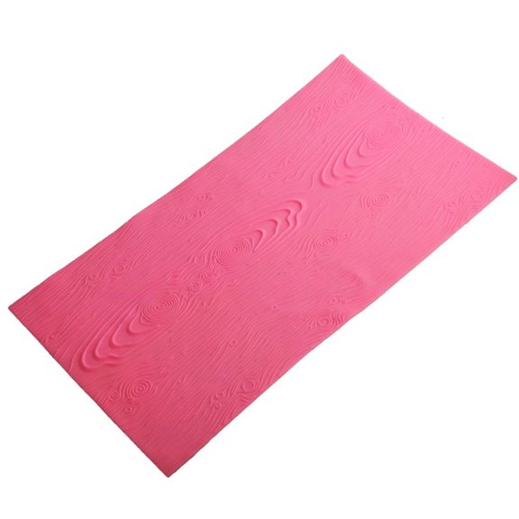 Tibvox Tree Bark Texture Silicone Mold Cake Fondant for Impression Mat Pad Decorating Baking Tool