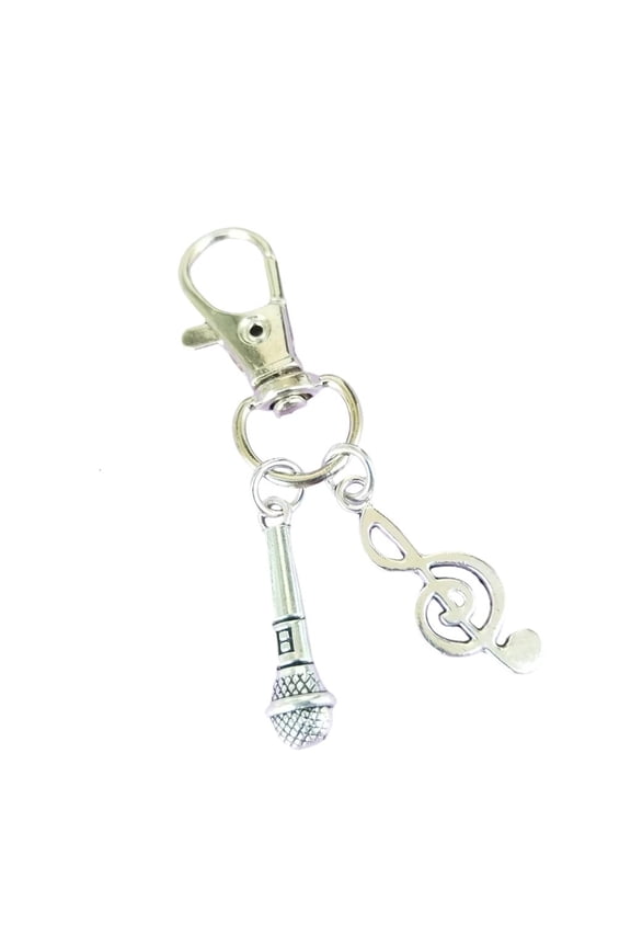 Tibvox Trendsetting Hip Hop Accessory Keychain With Musical Styles