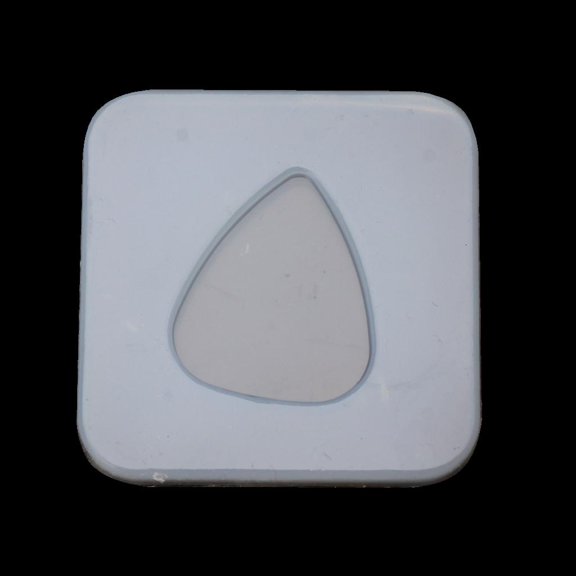 Tibvox Triangular Plectrum Guitar Pick Resin Molds for Resin Casting 3D Epoxy Resin M