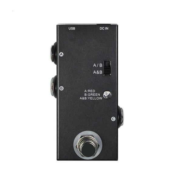 Tibvox True Bypass Electric Guitar Effects Pedal ABY Line Selector AB Switches