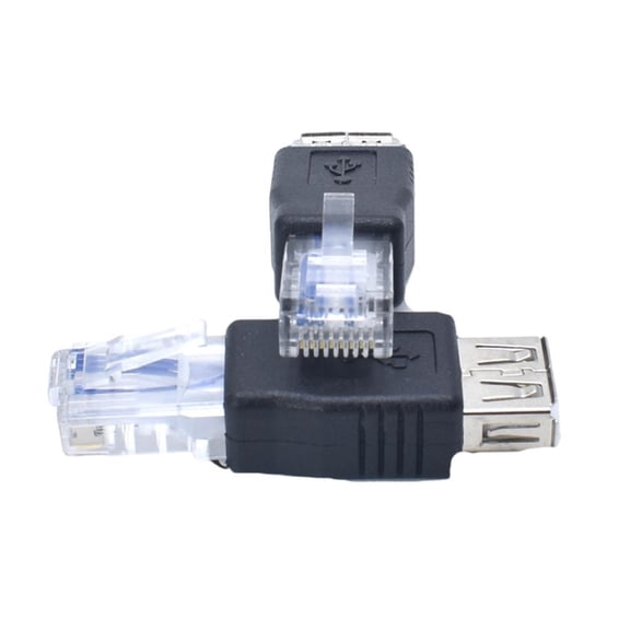 Tibvox USB 2.0 To Ethernet RJ45 Networking Adapter,USB Transfer Networking Plug Adapter For Connecting ADSL Modems To Routers