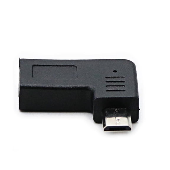 Tibvox USB C To Micros USB Adapter Right Angled Type C Micros 5pin USB Connectors