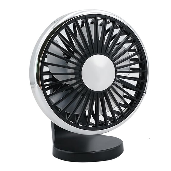 Tibvox USB Powered 3-Speed Car Fan with LED Light for SUV Truck Vehicles Camping Office