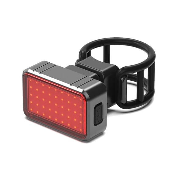 Tibvox USB Rechargeable LED Bike Flash Tail Rear Light Bicycle Taillight Cycling Seatpost Waterproof 100LM COB 28LED Lighting