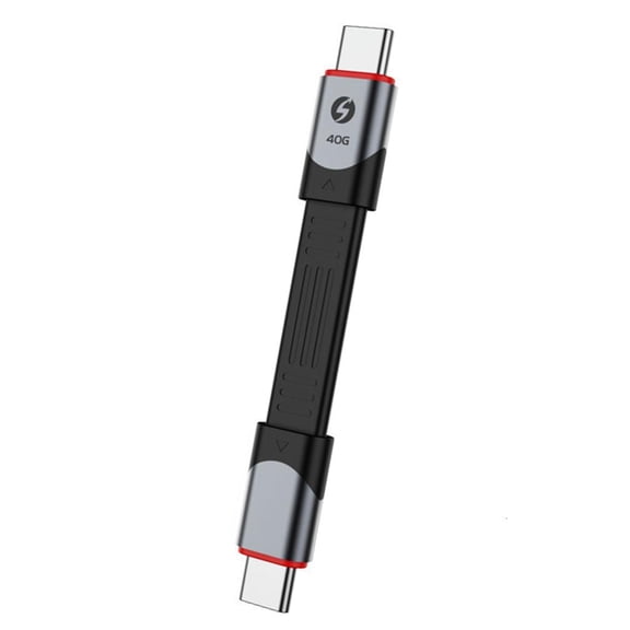 Tibvox USB4 Data Transfer Cable 40Gbps Speed 15cm FPC Technolog USB Charging Cord for Phones/Tablets/Laptops Easy to Carry