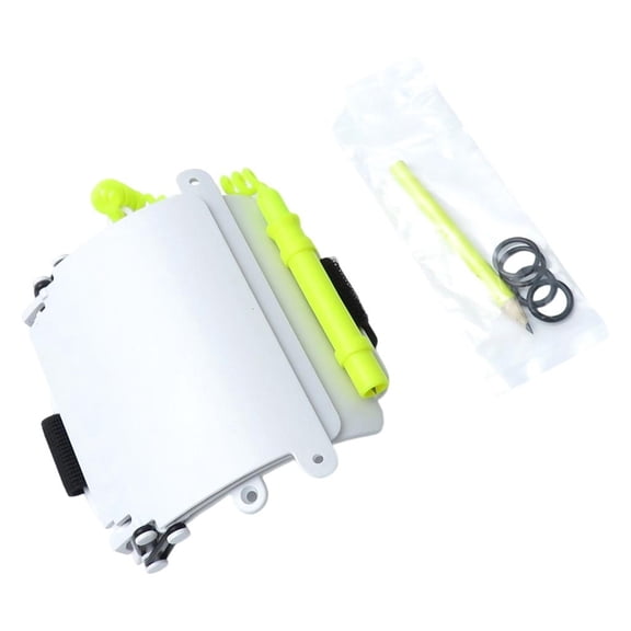 Tibvox Underwater Writing Slates Diving Underwater Slates Adjustable Write Slates with Pencil Diving Accessory