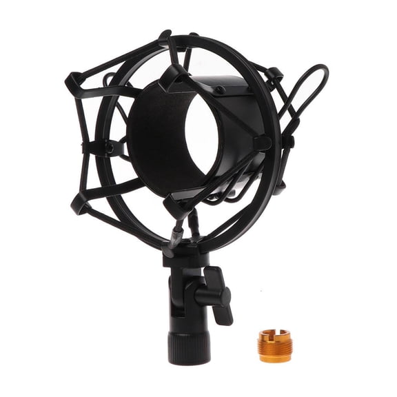 Tibvox Universal 50mm Microphone Shock Mount for 48mm-54mm Diameter Condenser Mic