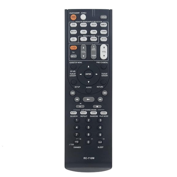 Tibvox Universal Amplifier Remote Control RC710M Compatible for RC880M HT-R560 TX-SR343 Replacement Controller