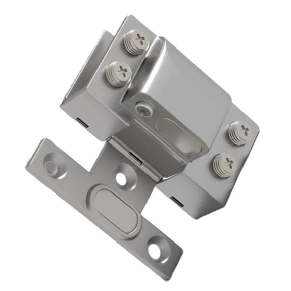 Tibvox UpgradesSteel Hydraulic Hinge Rust Resistant Hinge Sqaure for Modern Glass Door