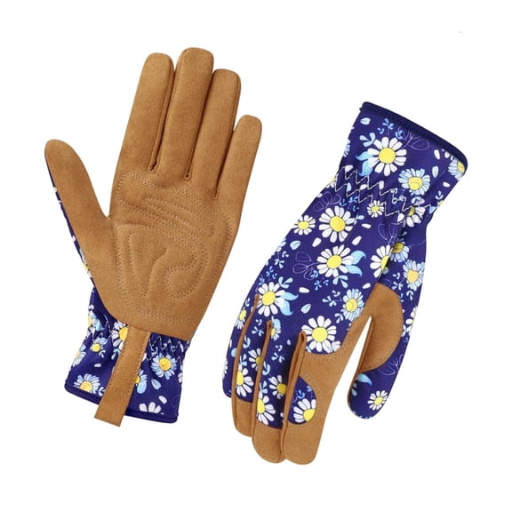Tibvox Ventilated Ladies Gardening Gloves Against Slip Permanent Substance Perfect Outdoor Gift