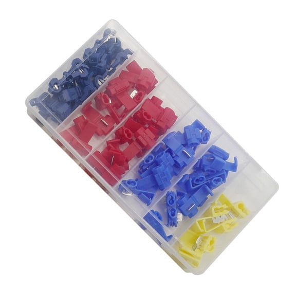 Tibvox Versatile 65pcs Wire Connector Wire Terminals Snap Connector for Electrical Need