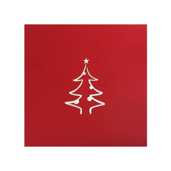 Tibvox Vibrant Santa Cards 3D Christmas Greeting Card Express Your Festive Spirit