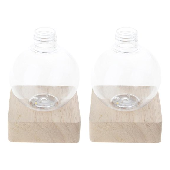 Tibvox Water Propagation Vases With Builts In LED Light To Showcases Root Development And Provide Gentle Night Atmospheres For Decoration