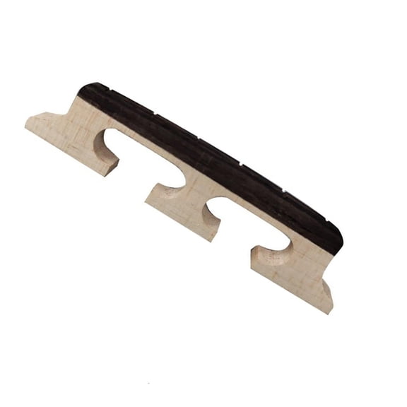 Tibvox Wood Standard Banjo Bridge Professional 4/5/6 Strings Banjo Bridge For Enhanced Sound Performances Easy To Install