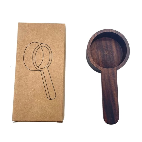 Tibvox Wooden Coffee Spoon Measuring Spoon Long/Short Handle Tablespoon Kitchen Tool