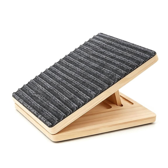 Tibvox Wooden Dog Ramps for Stair,Anti-Slip Pet Step for Small Dogs Cats with Carpet Surfaces,Pet Ramps for Staircases Indoor