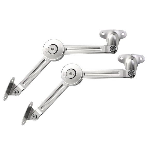 Tibvox Zinc Alloy Adjustable Soft Close Hinges Lid for Toy Box Storage Chest Safety