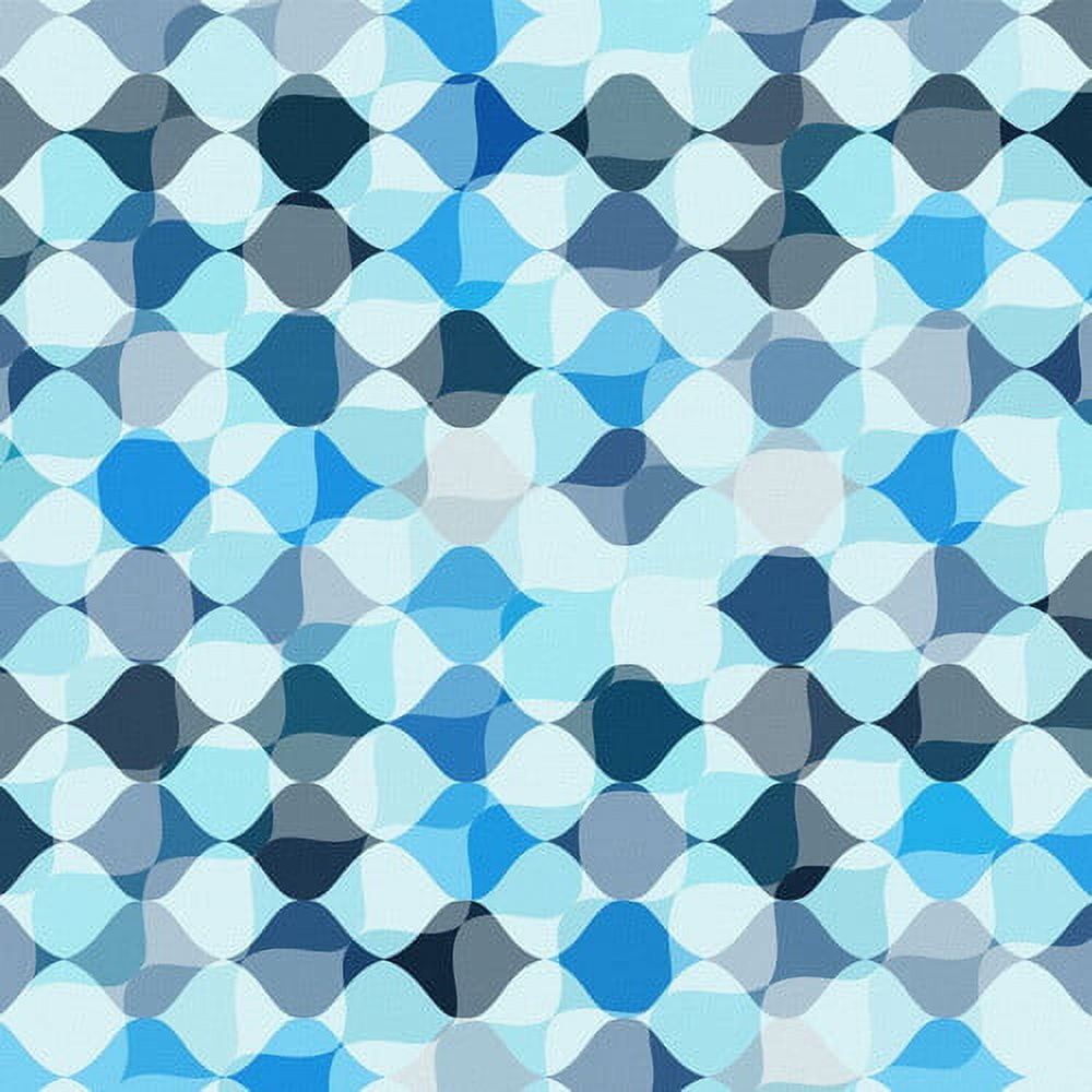 "Tic Tac Blue" Painting Print on Wrapped Canvas