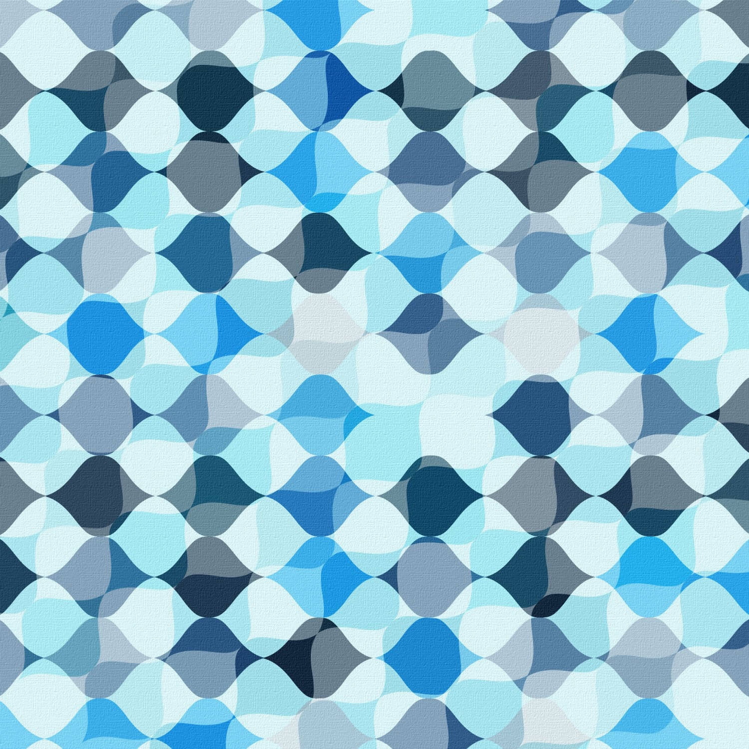 Marmont Hill 'Tic Tac Blue' Painting Print on Wrapped Canvas