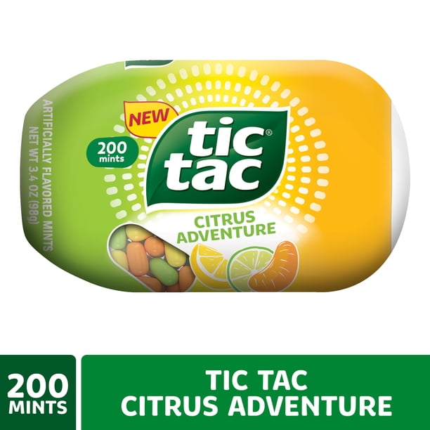 Tic Tac Citrus Adventure, On-the-Go Pocket-Sized Mints, Pocket