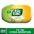 thumbnail image 1 of Tic Tac Citrus Adventure, On-the-Go Pocket-Sized Mints, Pocket-Sized Mints, 200 pieces, 3.4 oz Bottle Pack, 1 of 14