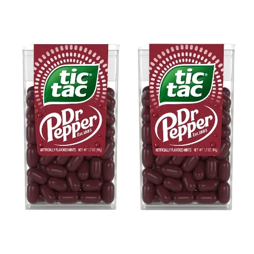 Tic Tac Dr Pepper Flavored PocketSized Mints 1.7 oz, 2 Pack