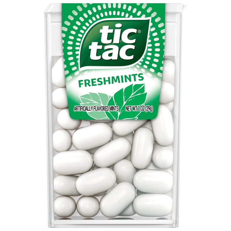 Tic Tac Freshmint Breath Mints, Bulk Single Pack, 1 oz - Walmart.com