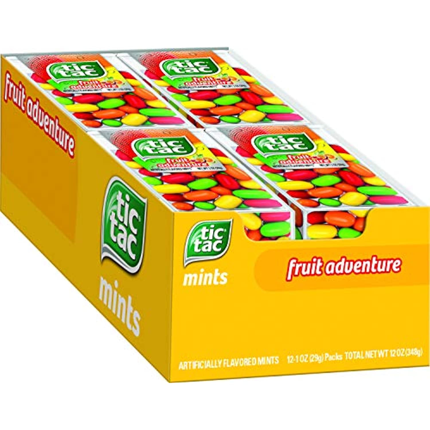 Tic Tac Fresh Breath Mints, Fruit Adventure, Bulk Hard Candy Mints, Perfect Valentines Day Gift