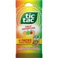 thumbnail image 1 of Tic Tac Fruit Adventure, On-the-Go Pocket-Sized Mints, 4 Count Multipack, 1 oz Each, 1 of 15
