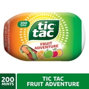Tic Tac Fruit Adventure, On-the-Go Pocket-Sized Mints, 200 pieces, 3.4 oz Single Pack