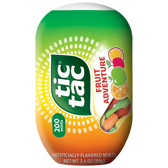 Tic Tac Fruit Adventure Mints, On-The-Go Refreshment, 3.4 oz Pack
